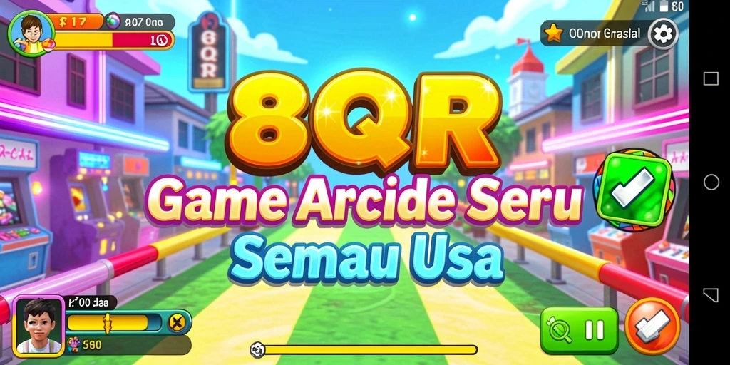 Tampilan gameplay seru 8QR dengan tantangan menarik.