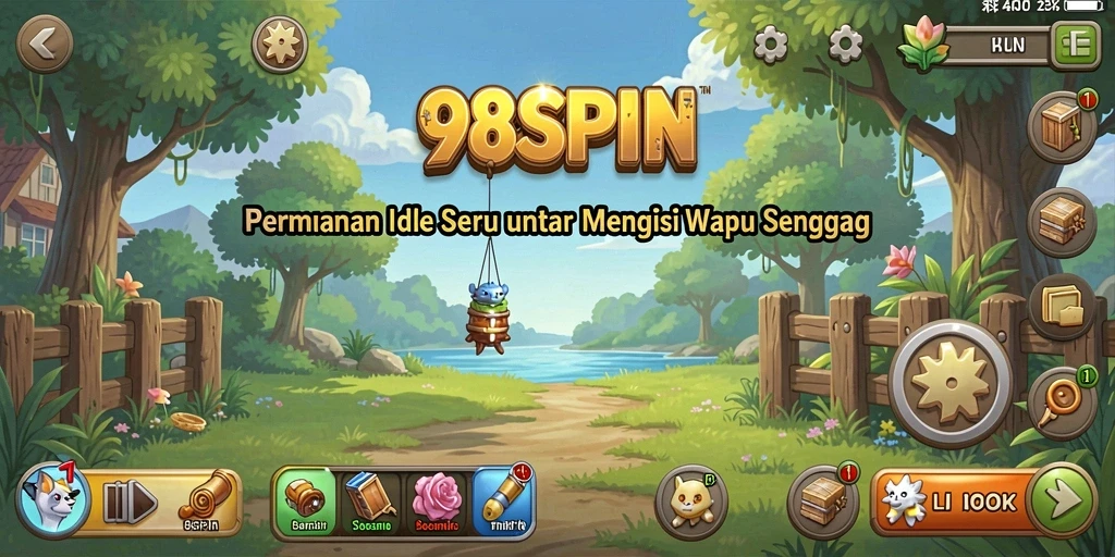 Tampilan gameplay 98SPIN yang menawan dan mudah dipahami.