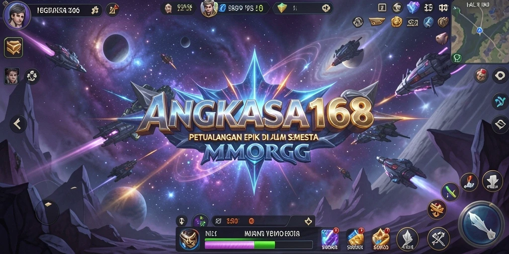 Screenshot menampilkan gameplay epik dalam dunia ANGKASA168 yang luas.