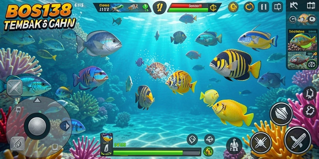 Gameplay seru Tembak Ikan di BOS138 dengan grafis menawan.