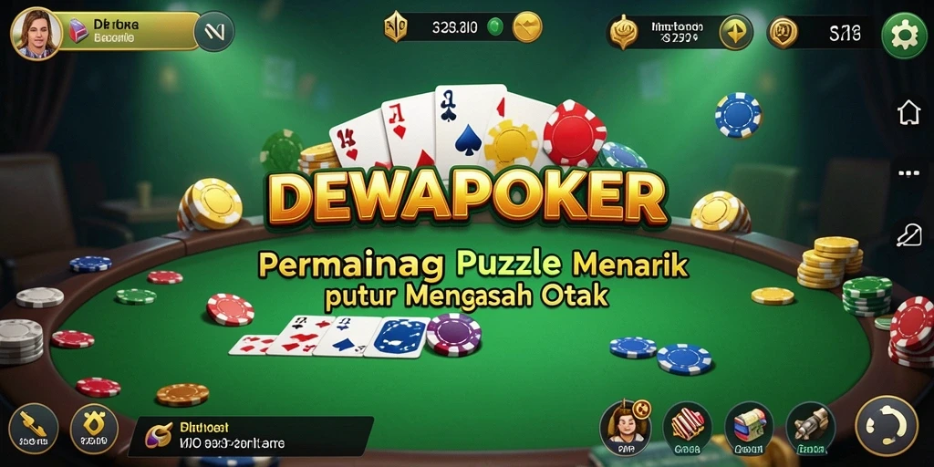 Tampilan gameplay seru dan menantang dari DEWAPOKER.