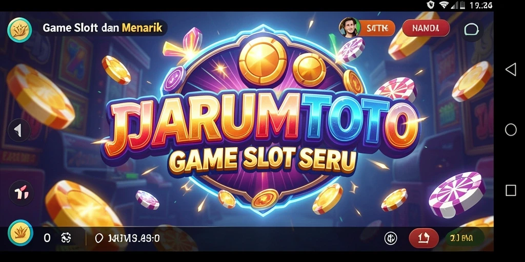 Screenshot gameplay DJARUMTOTO yang menampilkan momen slot yang mendebarkan.