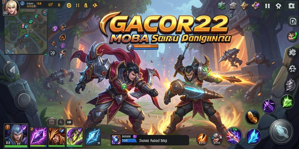 Tampilkan gameplay GACOR22 yang seru dan penuh aksi MOBA.