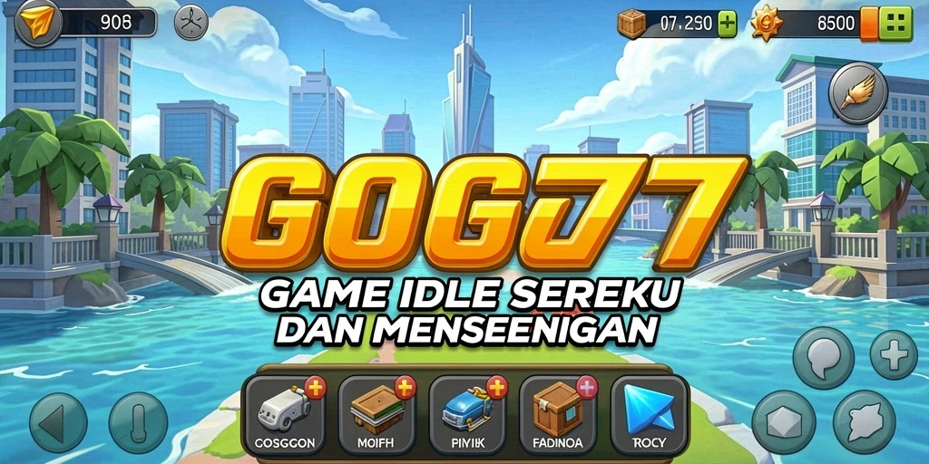 Screenshot gameplay <strong>GOGO77</strong> menunjukkan karakter menarik dan strategi permainan yang santai.
