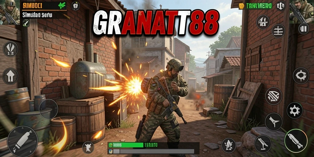 Tampilan gameplay menarik dari GRANAT88 dengan interaksi karakter.