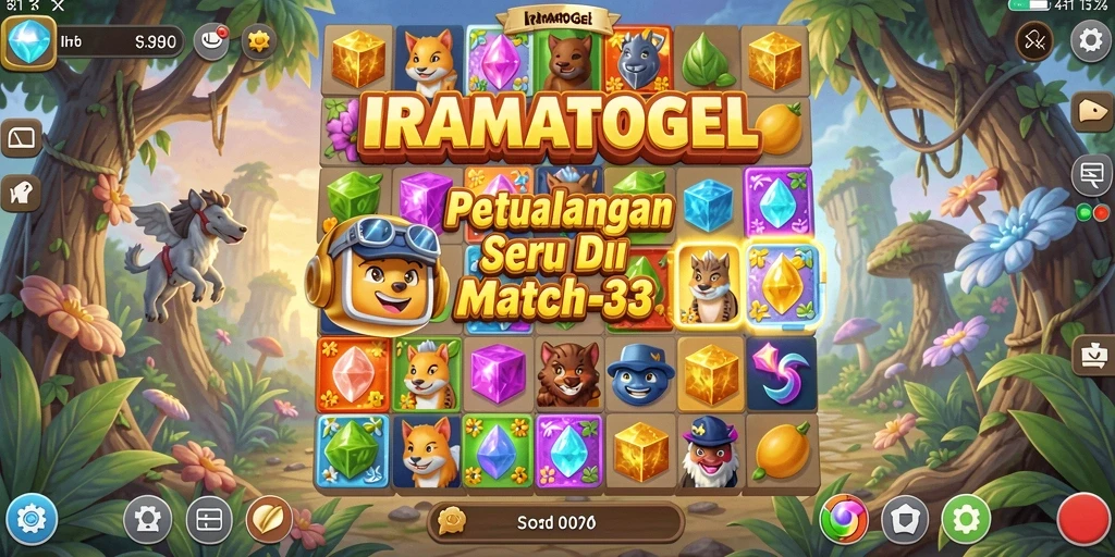 Tampilan gameplay IRAMATOGEL yang seru dan menantang.