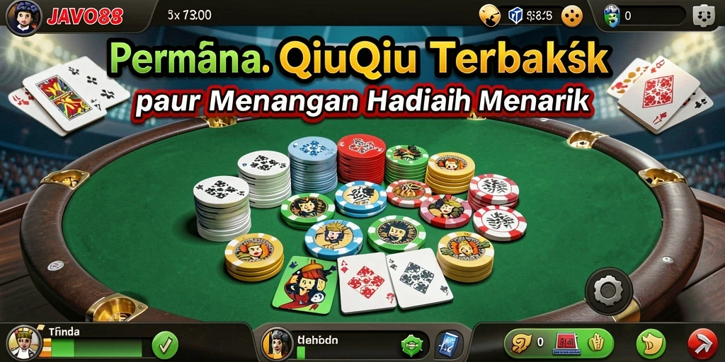 Tampilan gameplay QiuQiu yang menarik dan seru di JAVO88.
