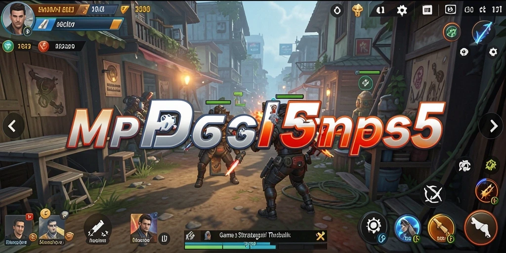 Screenshot utama menampilkan aksi strategis yang seru dalam MPO555.