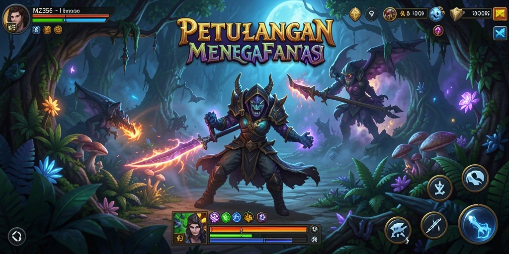 Screenshot MZ356 menampilkan aksi seru dalam petualangan yang mendebarkan.