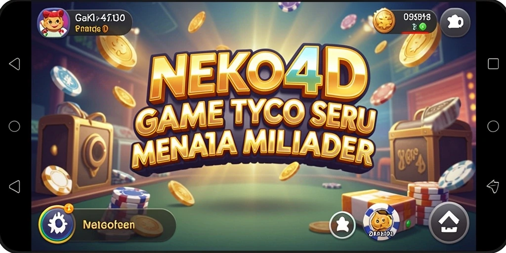 Tampilan gameplay seru di NEKO4D saat mengelola bisnis.