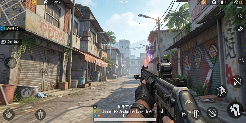 Gameplay  RPYYY yang mendebarkan dengan pertempuran seru.