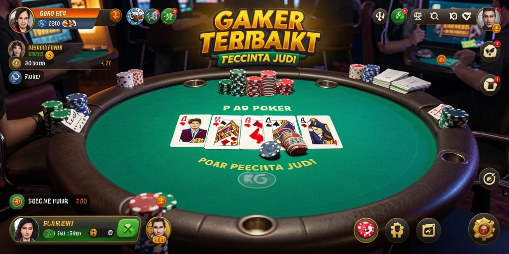 Screenshot gameplay RR89 menampilkan aksi seru permainan poker yang mendebarkan.