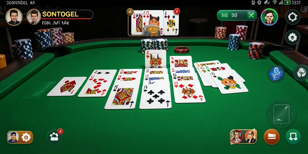 Gameplay seru dan menarik dari game Gaple SONTOGEL.