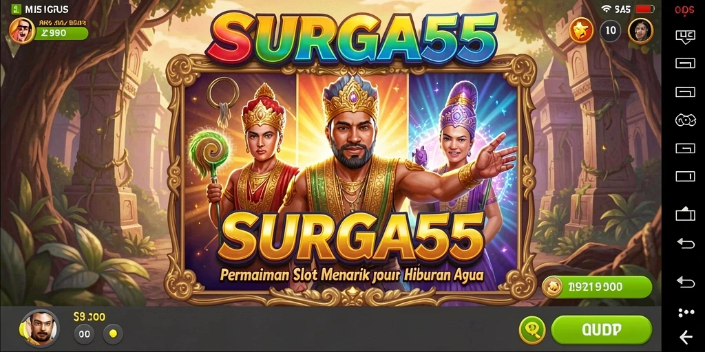 Tampilan menarik dari gameplay SURGA55 yang penuh warna dan mengasyikkan.