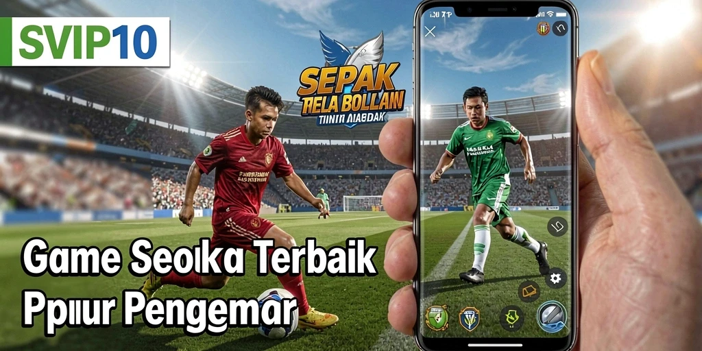 Tangkapan layar utama SVIP10 yang menampilkan aksi permainan sepak bola yang mendebarkan.