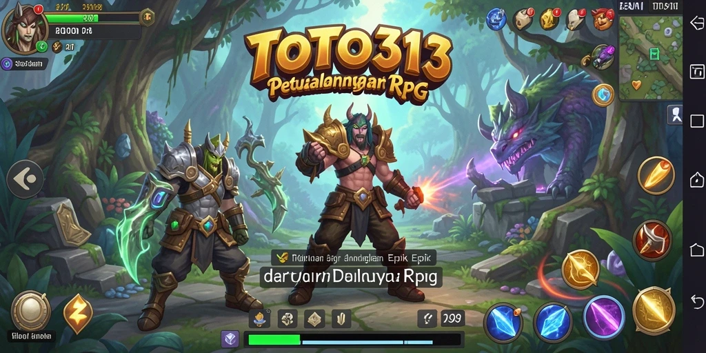 Tampilan gameplay TOTO313 dengan pertempuran yang dramatis dan visual memukau.