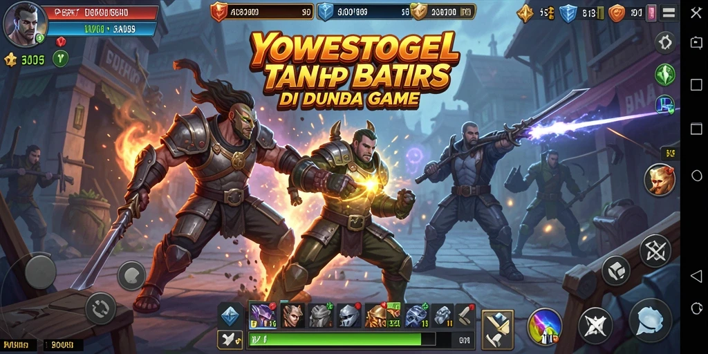 Gameplay aksi mendebarkan dalam YOWESTOGEL dengan pertarungan yang penuh strategi.