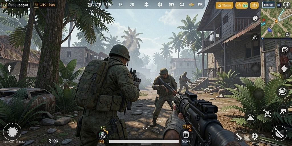 Tampilan seru dari gameplay Z18 yang mendebarkan.